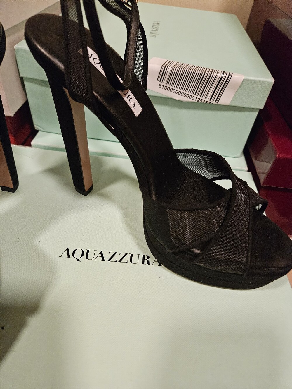 $1,220 New Aquazzura Shear 130 Platform Sandals Size 41 - Picture 3 of 8